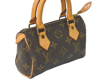 画像をギャラリービューアに読み込む, LOUIS VUITTON ルイヴィトン ミニスピーディ ボストンバッグ モノグラム M41534 PVC ブラウン ゴールド 美品 中古 58940