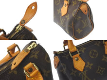 画像をギャラリービューアに読み込む, LOUIS VUITTON ルイヴィトン ミニスピーディ ボストンバッグ モノグラム M41534 PVC ブラウン ゴールド 美品 中古 58940