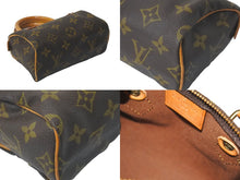 画像をギャラリービューアに読み込む, LOUIS VUITTON ルイヴィトン ミニスピーディ ボストンバッグ モノグラム M41534 PVC ブラウン ゴールド 美品 中古 58940