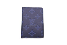 画像をギャラリービューアに読み込む, LOUIS VUITTON ルイヴィトン カードケース M80421 オーガナイザードゥ ポッシュ ネイビー モノグラムシャドウ 美品 中古 58942