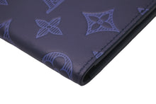 画像をギャラリービューアに読み込む, LOUIS VUITTON ルイヴィトン カードケース M80421 オーガナイザードゥ ポッシュ ネイビー モノグラムシャドウ 美品 中古 58942