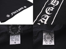 画像をギャラリービューアに読み込む, CHROME HEARTS クロムハーツ ロゴ プリント パンツ ブラック ボトムス 黒色 紐 サイズS 良品 中古 58498