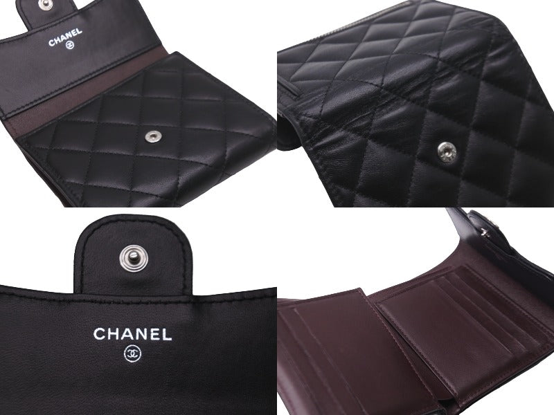 CHANEL シャネル マトラッセ ラムスキン 三つ折り財布 ココマーク 楽天市場】【未使用 展示品】シャネル CHANEL マトラッセ スモール