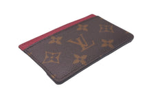 画像をギャラリービューアに読み込む, LOUIS VUITTON ルイヴィトン カードケース M60703 ポルト カルト サーンプル モノグラム フューシャ ブラウン 美品 中古 58958