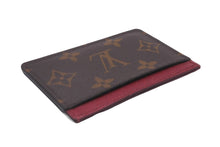 画像をギャラリービューアに読み込む, LOUIS VUITTON ルイヴィトン カードケース M60703 ポルト カルト サーンプル モノグラム フューシャ ブラウン 美品 中古 58958