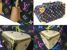 画像をギャラリービューアに読み込む, LOUIS VUITTON ルイヴィトン ハンドバッグ スピーディ 30 モノグラム ノワール マルチカラー M92642 ゴールド金具 美品 中古 58972