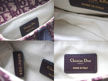 画像をギャラリービューアに読み込む, 極美品 Christian Dior クリスチャンディオール ハンドバッグ オブリーク ミニ サドルバッグ レッド 05-RU-1108 中古 58977