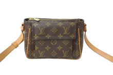 画像をギャラリービューアに読み込む, LOUIS VUITTON ルイヴィトン ショルダーバッグ M51165 ヴィバシテPM ブラウン モノグラム ゴールド金具 美品 中古 58979