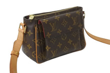 画像をギャラリービューアに読み込む, LOUIS VUITTON ルイヴィトン ショルダーバッグ M51165 ヴィバシテPM ブラウン モノグラム ゴールド金具 美品 中古 58979