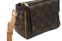 画像をギャラリービューアに読み込む, LOUIS VUITTON ルイヴィトン ショルダーバッグ M51165 ヴィバシテPM ブラウン モノグラム ゴールド金具 美品 中古 58979