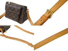 画像をギャラリービューアに読み込む, LOUIS VUITTON ルイヴィトン ショルダーバッグ M51165 ヴィバシテPM ブラウン モノグラム ゴールド金具 美品 中古 58979