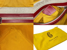 画像をギャラリービューアに読み込む, GOYARD ゴヤール ボストンバッグ ボーイング30 レッド PVCコーティングキャンバス レザー シルバー金具 美品 中古 58993