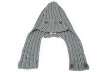 Load image into Gallery viewer, KAPITAL キャピタル 5Gウール 3×3リブ ハンティングニットキャップ グレー フリーサイズ K1811KN802 美品 中古 58994