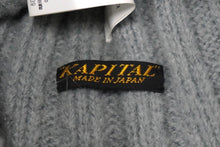 Load image into Gallery viewer, KAPITAL キャピタル 5Gウール 3×3リブ ハンティングニットキャップ グレー フリーサイズ K1811KN802 美品 中古 58994