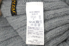 Load image into Gallery viewer, KAPITAL キャピタル 5Gウール 3×3リブ ハンティングニットキャップ グレー フリーサイズ K1811KN802 美品 中古 58994