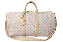 画像をギャラリービューアに読み込む, LOUIS VUITTON ルイヴィトン ボストンバッグ キーポルバンドリエール50 ダミエアズール タヒチコレクション N41048 美品 中古 58996