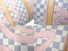 画像をギャラリービューアに読み込む, LOUIS VUITTON ルイヴィトン ボストンバッグ キーポルバンドリエール50 ダミエアズール タヒチコレクション N41048 美品 中古 58996