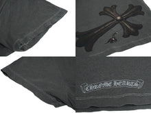 画像をギャラリービューアに読み込む, CHROME HEARTS クロムハーツ レディース クルーネック 半袖Ｔシャツ グレー コットン サイズ S 美品 中古 58997