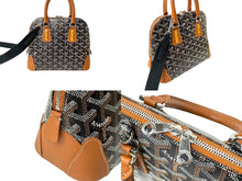 画像をギャラリービューアに読み込む, GOYARD ゴヤール ヴァンドーム 2WAY ミニハンドバッグ ショルダー ブラウン VENDOSPMLTY01CL01P ヘリンボーン柄 美品 中古 58998
