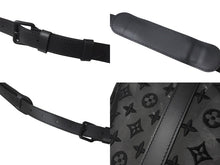 画像をギャラリービューアに読み込む, LOUIS VUITTON ルイヴィトン モノグラム シースルー キーポル バンドリエール50 ボストンバッグ ブラック M53971 美品 中古 58999