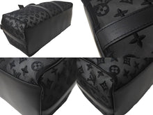 画像をギャラリービューアに読み込む, LOUIS VUITTON ルイヴィトン モノグラム シースルー キーポル バンドリエール50 ボストンバッグ ブラック M53971 美品 中古 58999