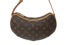 画像をギャラリービューアに読み込む, 極美品 LOUIS VUITTON ルイヴィトン ショルダーバッグ M51510 ポシェット クロワッサン モノグラム ブラウン ゴールド 中古 59007