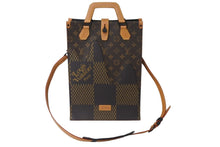 Load image into Gallery viewer, 新品同様 LOUIS VUITTON ルイヴィトン × NIGO ニゴー コラボ トートバッグ N40355 モノグラムキャンバス ブラウン 中古 59009