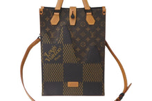 Load image into Gallery viewer, 新品同様 LOUIS VUITTON ルイヴィトン × NIGO ニゴー コラボ トートバッグ N40355 モノグラムキャンバス ブラウン 中古 59009