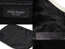 Load image into Gallery viewer, YVES SAINT LAURENT イヴサンローラン トートバッグ カハラ トートバッグ 121627 コットンキャンバス シルバー金具 美品 中古 59011