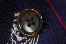 画像をギャラリービューアに読み込む, GUCCI グッチ テーラード ジャケット ブレザー 46 TIGER HEAD タイガーヘッド ネイビー レッド ホワイト 521889 美品 中古 59018