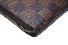 Load image into Gallery viewer, LOUIS VUITTON ルイヴィトン 長財布 ジッピーウォレット ダミエキャンバス N41661 ゴールド金具 美品 中古 59031