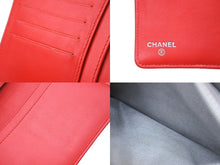 画像をギャラリービューアに読み込む, CHANEL シャネル キャビアスキン 二つ折り 長財布 ココマーク ロゴ オレンジ 17番台 小物 ウォレット 良品 中古 59035