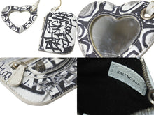 画像をギャラリービューアに読み込む, BALENCIAGA バレンシアガ ショルダーバッグ LE CAGOLE XS グラフィティプリント 671309210GB9060 シルバー金具 美品 中古 59052