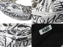 画像をギャラリービューアに読み込む, BALENCIAGA バレンシアガ ショルダーバッグ LE CAGOLE XS グラフィティプリント 671309210GB9060 シルバー金具 美品 中古 59052