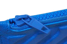 画像をギャラリービューアに読み込む, BALENCIAGA バレンシアガ ジップカードケース コインケース 財布 タイヤ ブランドロゴ カーフスキン ブルー 美品 中古 59055