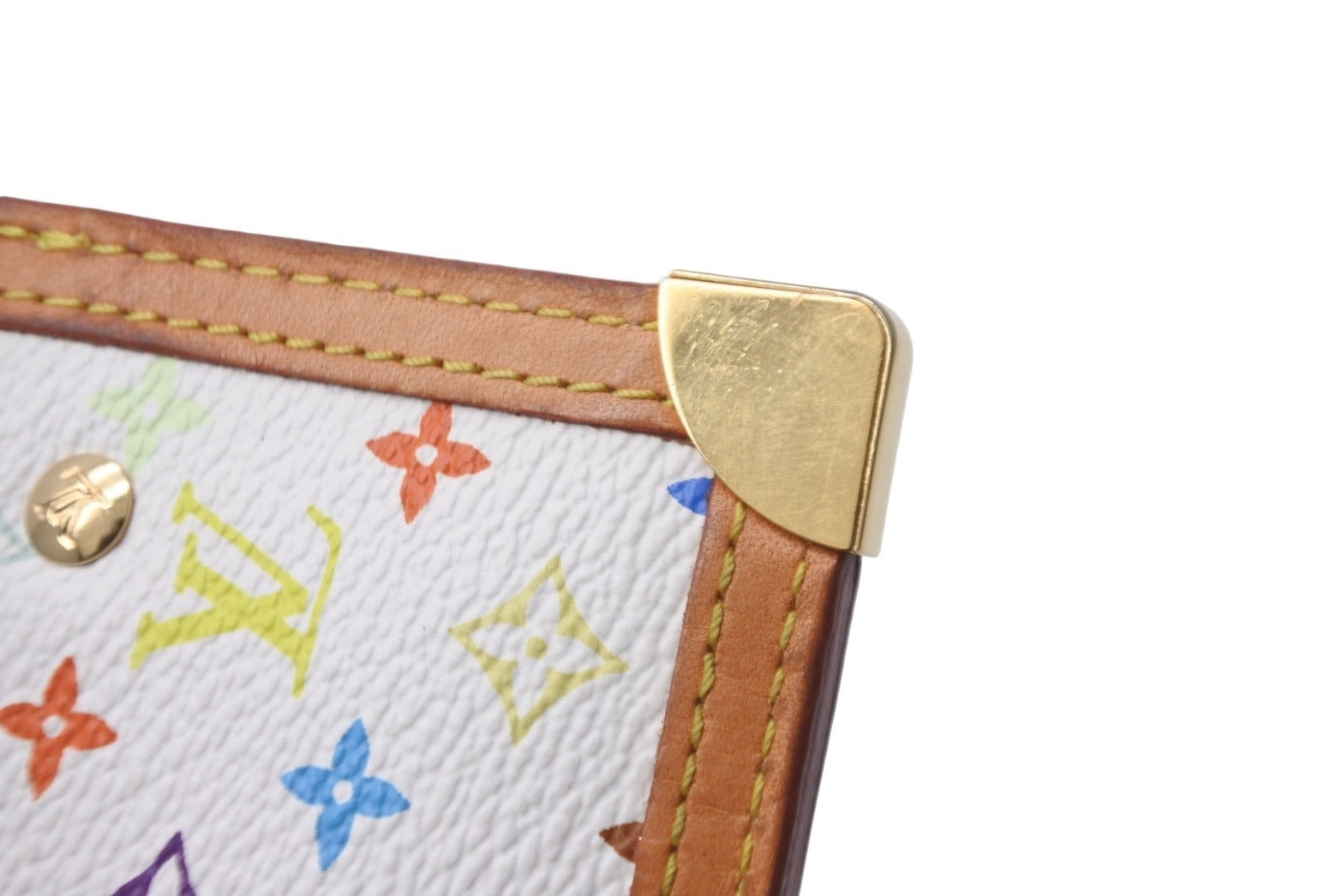 LOUIS VUITTON ルイヴィトン ポシェット クレ コインケース モノグラム マルチカラー ブロン M92655 ゴールド 美品 中古  59058 – Casanova Vintage