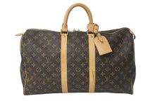 画像をギャラリービューアに読み込む, LOUIS VUITTON ルイヴィトン ボストンバッグ キーポル45 モノグラムキャンバス M41428 ゴールド金具 美品 中古 59062