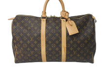 画像をギャラリービューアに読み込む, LOUIS VUITTON ルイヴィトン ボストンバッグ キーポル45 モノグラムキャンバス M41428 ゴールド金具 美品 中古 59062