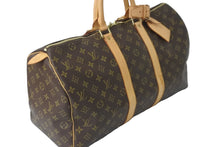 画像をギャラリービューアに読み込む, LOUIS VUITTON ルイヴィトン ボストンバッグ キーポル45 モノグラムキャンバス M41428 ゴールド金具 美品 中古 59062