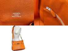 Load image into Gallery viewer, HERMES エルメス ショルダーバッグ ジプシエール34 □O金具 トリヨンクレマンス フー シルバー金具 良品 中古 59081