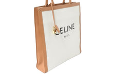 Load image into Gallery viewer, 極美品 CELINE セリーヌ トートバッグ ラージ バーティカル カバ 190402BNZ.02NT コットンキャンバス ゴールド金具 中古 59089