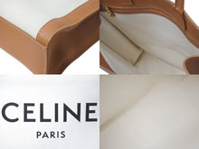 Load image into Gallery viewer, 極美品 CELINE セリーヌ トートバッグ ラージ バーティカル カバ 190402BNZ.02NT コットンキャンバス ゴールド金具 中古 59089