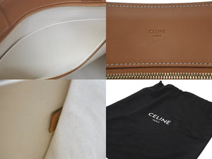 極美品 CELINE セリーヌ トートバッグ ラージ バーティカル カバ 190402BNZ.02NT コットンキャンバス ゴールド金具 中古 59089