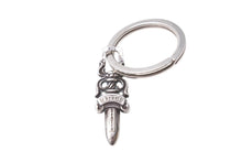 画像をギャラリービューアに読み込む, CHROME HEARTS クロムハーツ #5 ダガー キーリング キーホルダー キーチャーム 11g シルバー 美品 中古 59094
