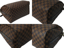 画像をギャラリービューアに読み込む, 極美品 LOUIS VUITTON ルイヴィトン N41367 スピーディバンドリエール 30 ブラウン ダミエ エベヌ ゴールド金具 中古 59097