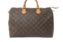 画像をギャラリービューアに読み込む, LOUIS VUITTON ルイヴィトン ボストンバッグ M41107 スピーディ35 モノグラムキャンバス ブラウン 美品 中古 59101