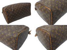 画像をギャラリービューアに読み込む, LOUIS VUITTON ルイヴィトン ボストンバッグ M41107 スピーディ35 モノグラムキャンバス ブラウン 美品 中古 59101