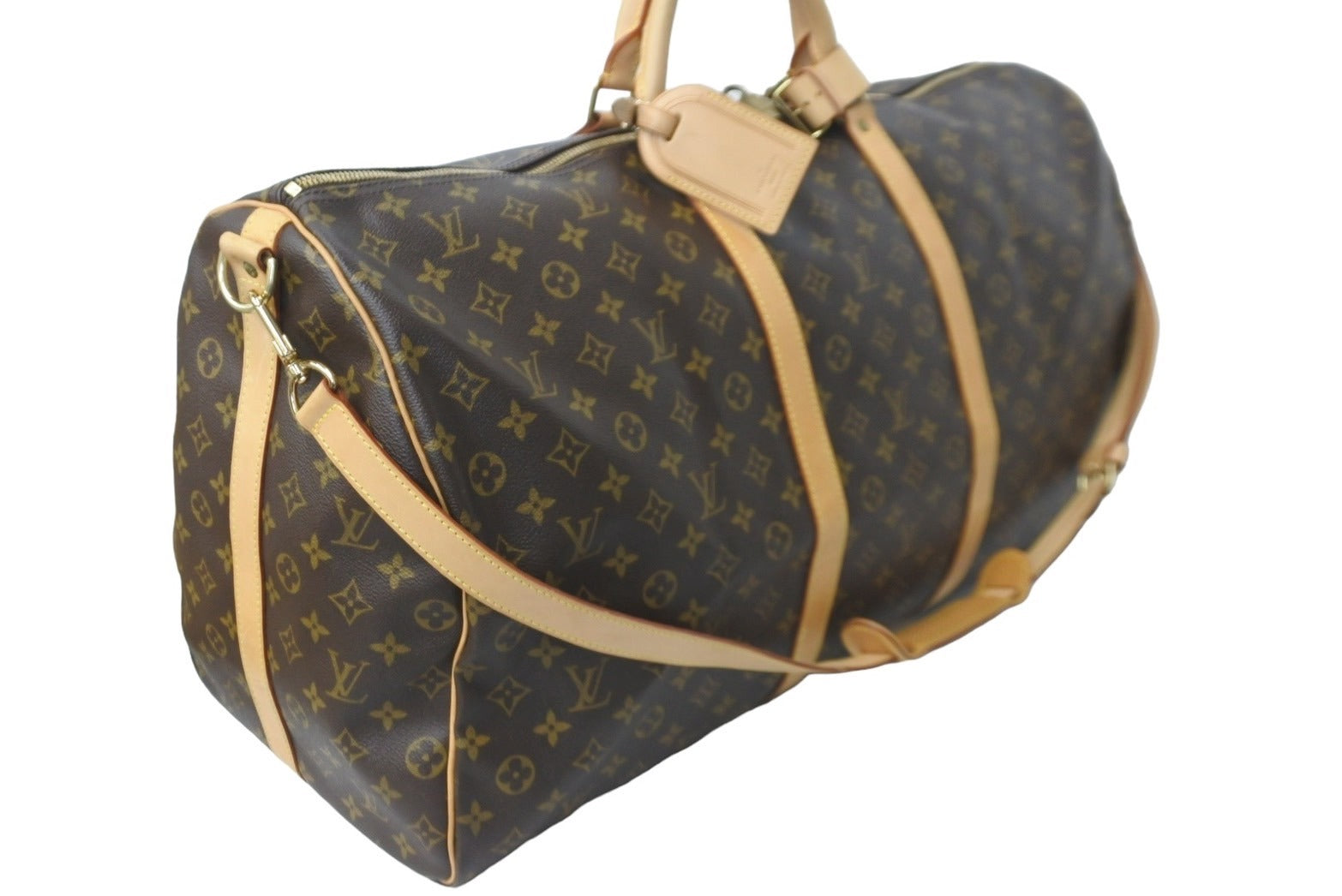 LOUIS VUITTON ルイヴィトン キーポルバンドリエール60 モノグラムキャンバス ボストンバッグ M41412 ゴールド金具 美品 中古  59102 – Casanova Vintage