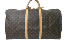 画像をギャラリービューアに読み込む, LOUIS VUITTON ルイヴィトン キーポルバンドリエール60 モノグラムキャンバス ボストンバッグ M41412 ゴールド金具 美品 中古 59102