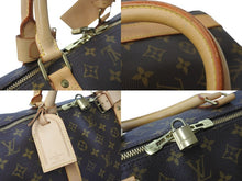 画像をギャラリービューアに読み込む, LOUIS VUITTON ルイヴィトン キーポルバンドリエール60 モノグラムキャンバス ボストンバッグ M41412 ゴールド金具 美品 中古 59102